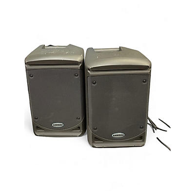 Used Samson xp150 portable pa speaker package Powered Speaker
