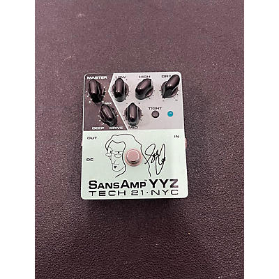 Used SansAmp YYZ Tech21 Bass Effect Pedal