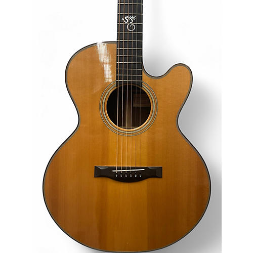 Used Santa Cruz F Cutaway Natural Acoustic Guitar Natural