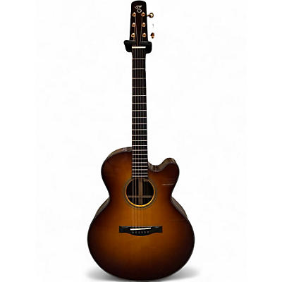 Used Santa Cruz FS MOON SPRUCE/EAST INDIAIN ROSEWOOD CUSTOM BURST Acoustic Electric Guitar