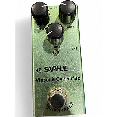 Used Saphue vintage overdrive Effect Pedal