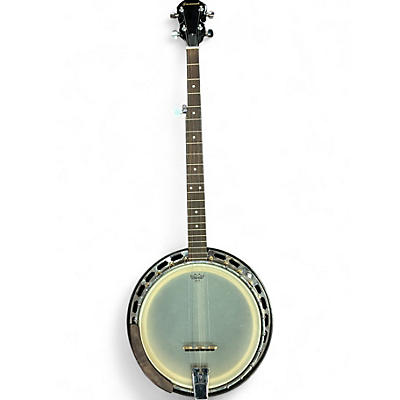 Used Savannah SB080 5 STRING BANJO NATURAL MAHOGANY Banjo