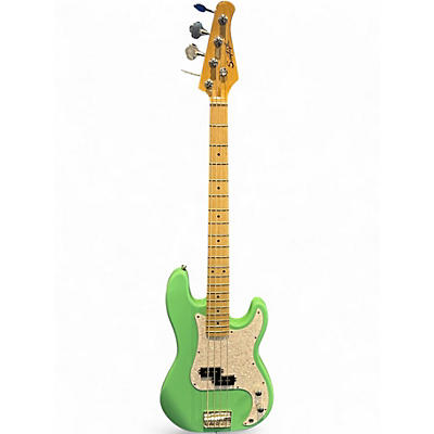 Used Sawtooth EP SERIES BASS  Seafoam Green Electric Bass Guitar
