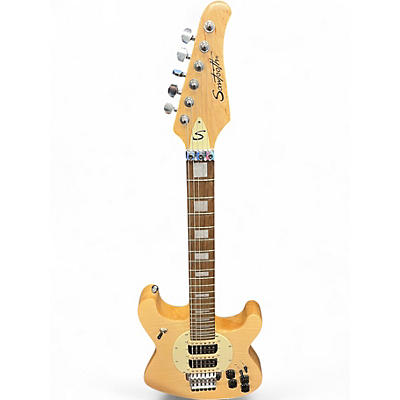 Used Sawtooth ES Hybrid Natural Solid Body Electric Guitar