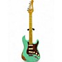 Used Sawtooth ES RELIC  Seafoam Green Solid Body Electric Guitar Seafoam Green