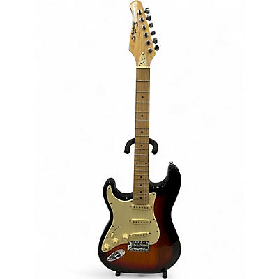 Used Sawtooth ES Series 3 Color Sunburst Solid Body Electric Guitar