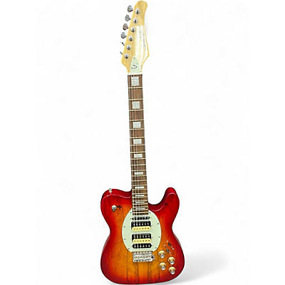 Used Sawtooth ET HYBRID CHERRY SUNBURST Solid Body Electric Guitar