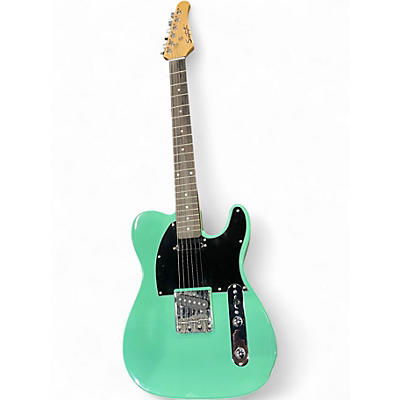 Used Sawtooth ET Teal Solid Body Electric Guitar