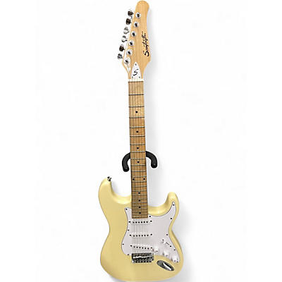 Used Sawtooth OFFBRAND OFFWHITE Solid Body Electric Guitar