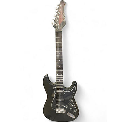 Used Sawtooth S Style Black Out Solid Body Electric Guitar