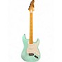 Used Sawtooth ST-ES-DBLP Daphne Blue Electric Guitar with Pearl White Pick Daphne Blue Solid Body Electric Guitar Daphne Blue