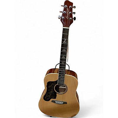 Used Sawtooth ST-LH-ADN-D Natural Acoustic Guitar