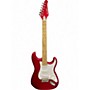 Used Sawtooth STRAT RED SPARKLE Solid Body Electric Guitar RED SPARKLE