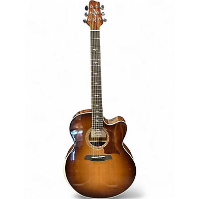 Used Sawtooth st-bw-aejc-24 Sunburst Acoustic Electric Guitar