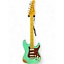 Used Sawtooth st-esar-scrt Surf Green Solid Body Electric Guitar Surf Green