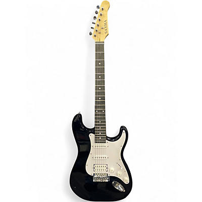 Used Sayha electric guitar Black Solid Body Electric Guitar