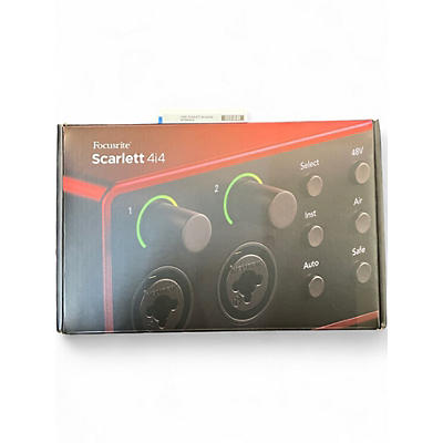 Used Scarlett 4I4 Audio Interface