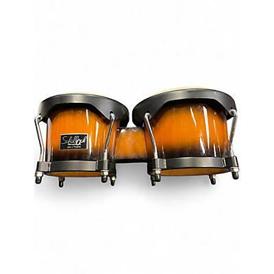 Used Schalloch Percussion WOOD BONGO  Bongos