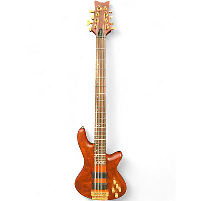 Used Schectec DIAMOND SERIES Amber Electric Bass Guitar