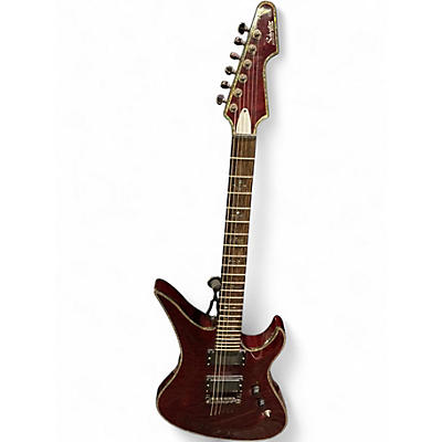 Used Schecter AVENGER CHERRY Solid Body Electric Guitar