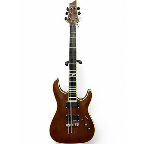 Used Schecter BLACKJCK ATX Walnut Solid Body Electric Guitar Walnut