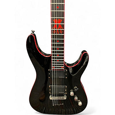 Used Schecter C-1 SheDevil Black Solid Body Electric Guitar