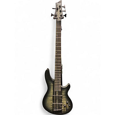 Used Schecter C-5 GT 5 STRING BASS SATIN CHARCOAL BURST Electric Bass Guitar