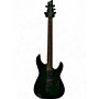 Used Schecter C-6 ELITE Green Solid Body Electric Guitar Green