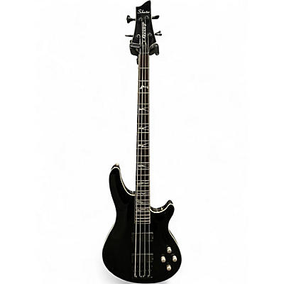 Used Schecter C4-XXX Black Electric Bass Guitar