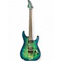 Used Schecter CR6 Aqua Burst Solid Body Electric Guitar Aqua Burst