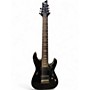 Used Schecter DIAMOND SERIES OMEN 8 BLACK Solid Body Electric Guitar BLACK
