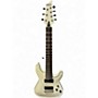 Used Schecter Demon 7 White Solid Body Electric Guitar White