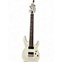 Used Schecter Demon-7 White Solid Body Electric Guitar White