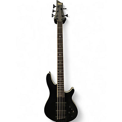 Used Schecter EVIL TWIN 5 BLACK Electric Bass Guitar