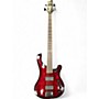 Used Schecter Guitar Research 004 BASS Trans Red Electric Bass Guitar Trans Red