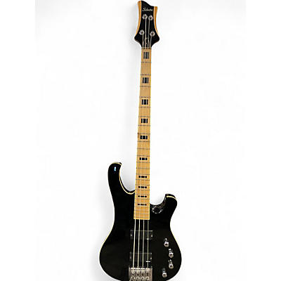 Used Schecter Guitar Research 004 Black Electric Bass Guitar