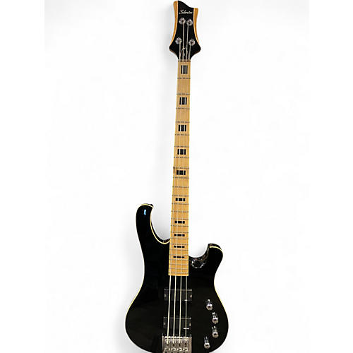 Used Schecter Guitar Research 004 Black Electric Bass Guitar Black