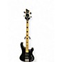 Used Schecter Guitar Research 004 Black Electric Bass Guitar Black