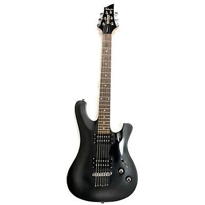 Schecter Guitar Research Used Schecter Guitar Research 006 Deluxe Black Solid Body Electric Guitar