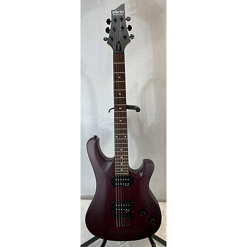 Schecter Guitar Research Used Schecter Guitar Research 006 Deluxe Maroon Solid Body Electric Guitar Maroon