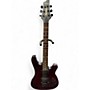 Used Schecter Guitar Research 006 Deluxe Red Solid Body Electric Guitar Red