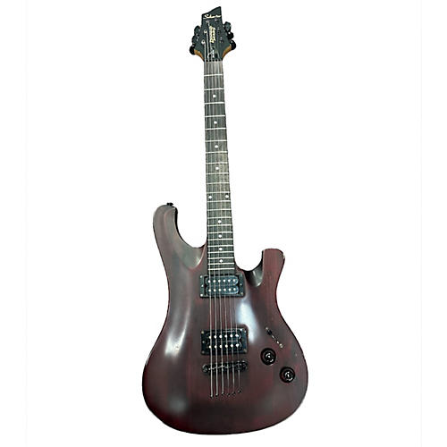 Schecter Guitar Research Used Schecter Guitar Research 006 Deluxe Trans Vampire Red Solid Body Electric Guitar Trans Vampire Red