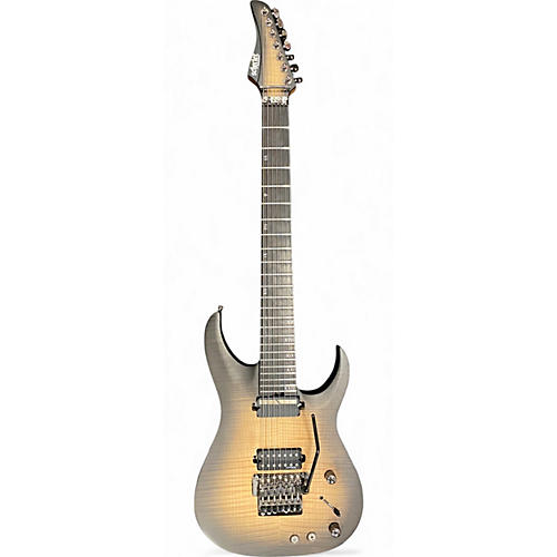 Schecter Guitar Research Used Schecter Guitar Research 7 String Banshee Fallout Burst Solid Body Electric Guitar Fallout Burst