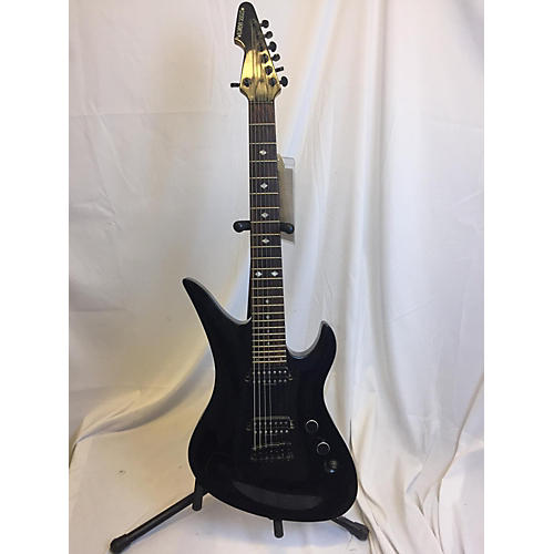 Schecter Guitar Research Used Schecter Guitar Research A-7 Diamond Series Black Solid Body Electric Guitar Black