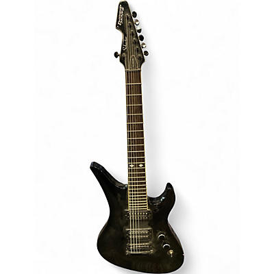 Used Schecter Guitar Research A7 Elite Black Solid Body Electric Guitar