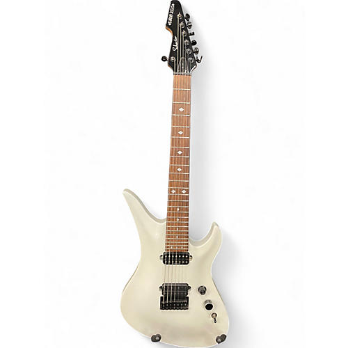 Used Schecter Guitar Research A7 WHITE Solid Body Electric Guitar WHITE