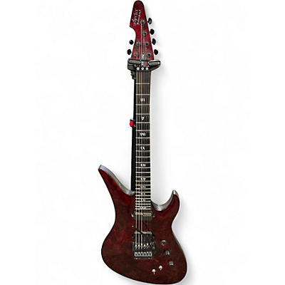 Used Schecter Guitar Research AVENGER FR S APOCALYPSE RED REIGN Solid Body Electric Guitar