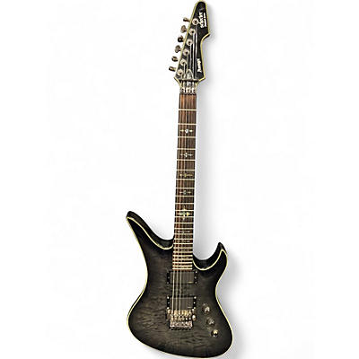 Used Schecter Guitar Research AVENGER GREY Solid Body Electric Guitar