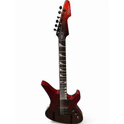 Used Schecter Guitar Research AVENGER STANDARD Crimson Red Trans Solid Body Electric Guitar