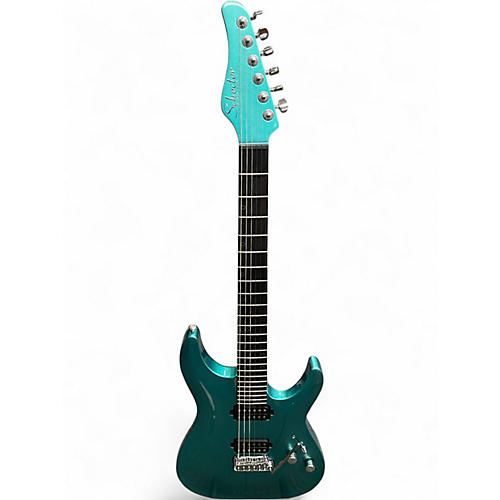 Used Schecter Guitar Research Aaron Marshall AM6 Arctic Jade Solid Body Electric Guitar Arctic Jade